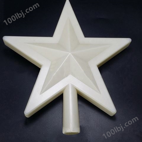 圣诞灯饰吹塑加工五角星塑料饰品吹塑加工厂家定制生产可开模