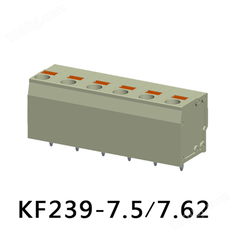 KF239-7.5/KF239-7.62 弹簧式PCB接线端子
