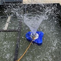 大功率喷泉曝气机 浮船式喷泉增氧机 河道提水式增氧曝气设备