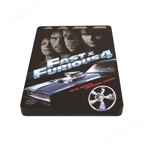 速度与激情4电影包装铁盒DVD金属盒定制生产厂家