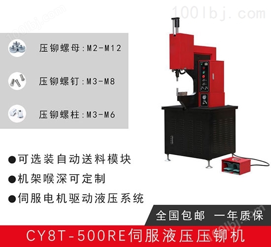 CY8T-500RE高配伺服液压压铆机