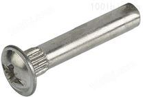 螺母套管, 适用于 Ø5 mm 螺纹钻孔，带 M4 螺纹